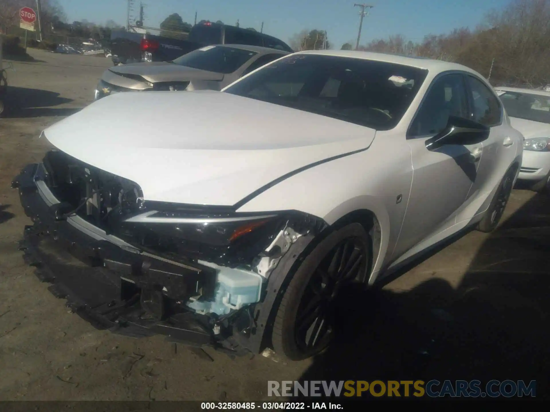 2 Photograph of a damaged car JTHGZ1E2XM5022423 LEXUS IS 2021