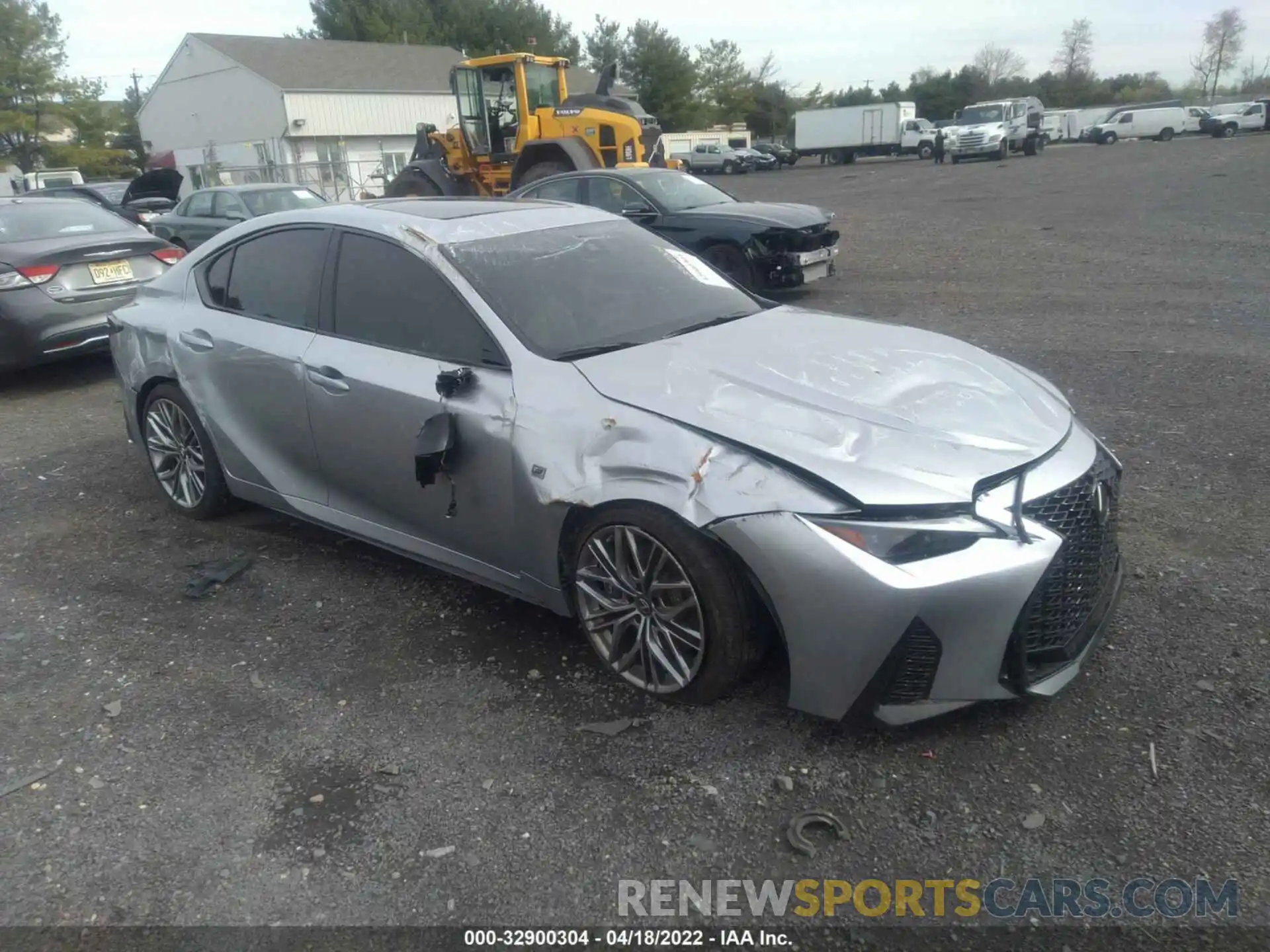 1 Photograph of a damaged car JTHAP1D23N5001251 LEXUS IS 2022