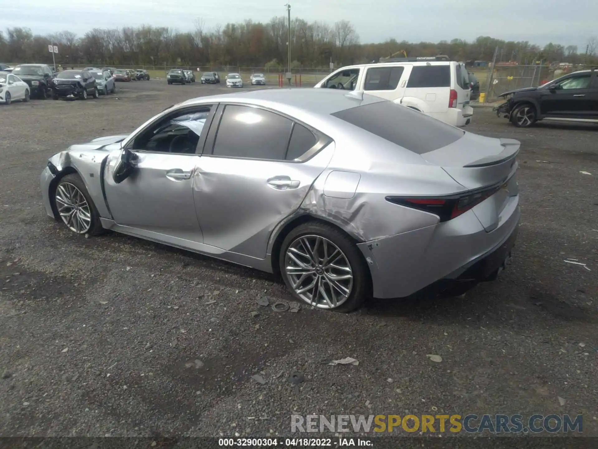 3 Photograph of a damaged car JTHAP1D23N5001251 LEXUS IS 2022