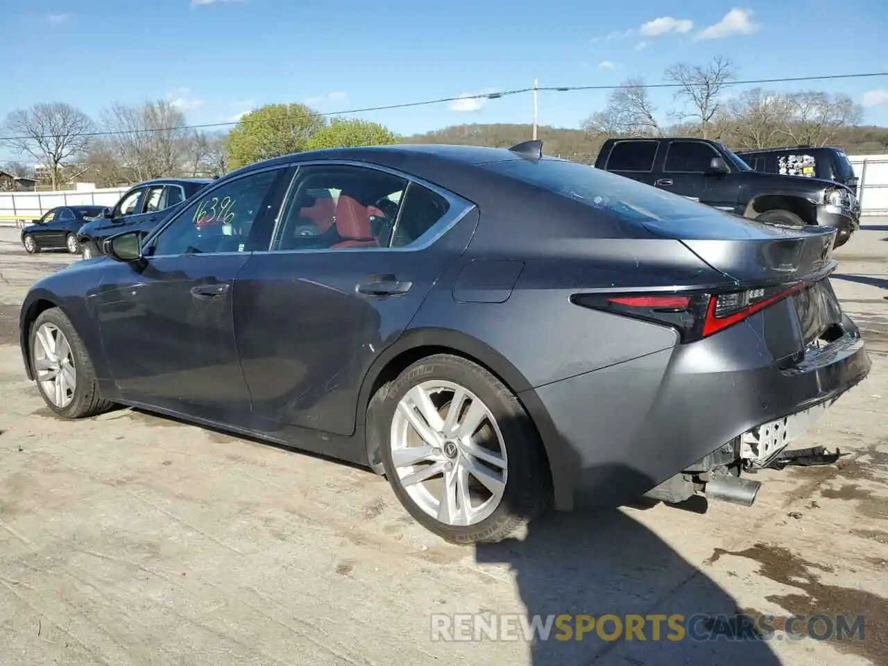 2 Photograph of a damaged car JTHC81F2XN5049266 LEXUS IS 2022