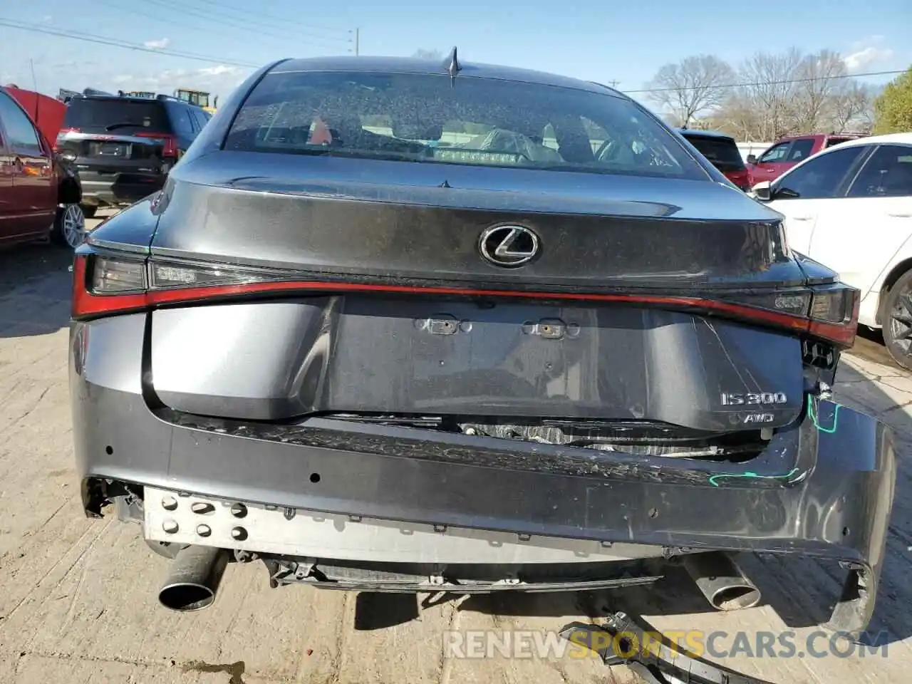 6 Photograph of a damaged car JTHC81F2XN5049266 LEXUS IS 2022