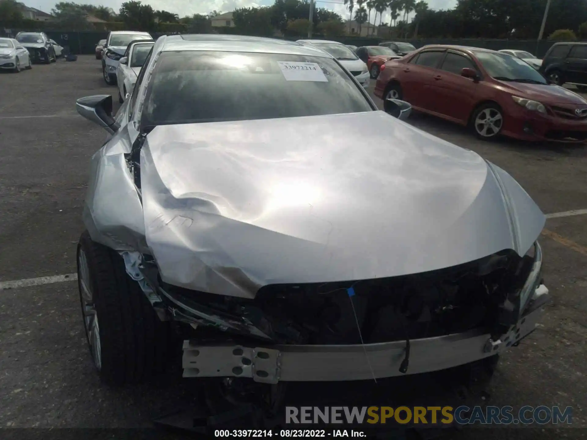 6 Photograph of a damaged car JTHDA1D27N5119494 LEXUS IS 2022