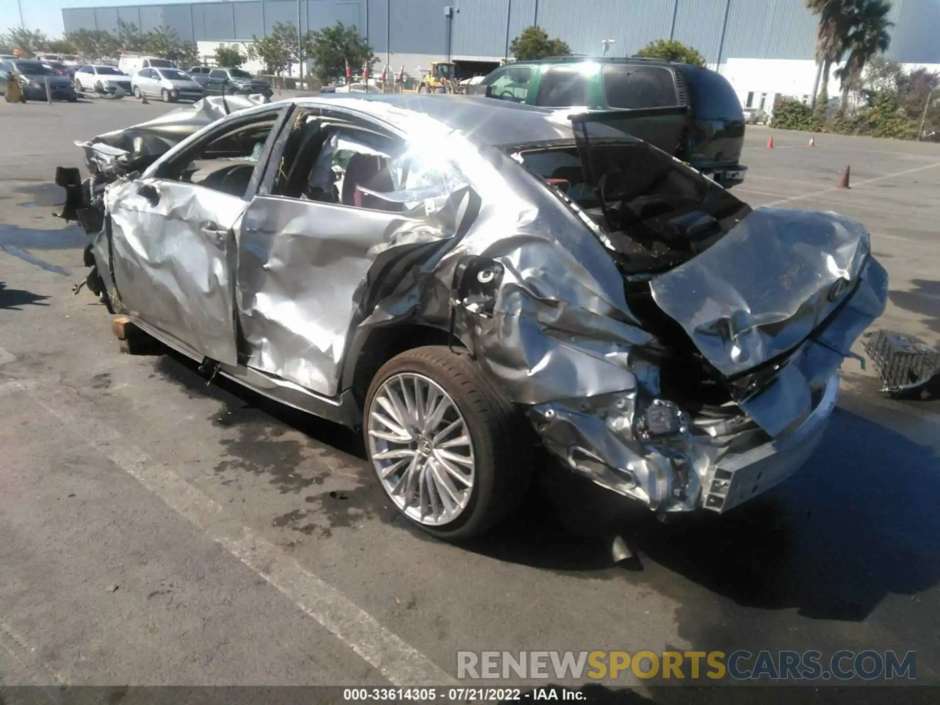 3 Photograph of a damaged car JTHDA1D29N5118914 LEXUS IS 2022