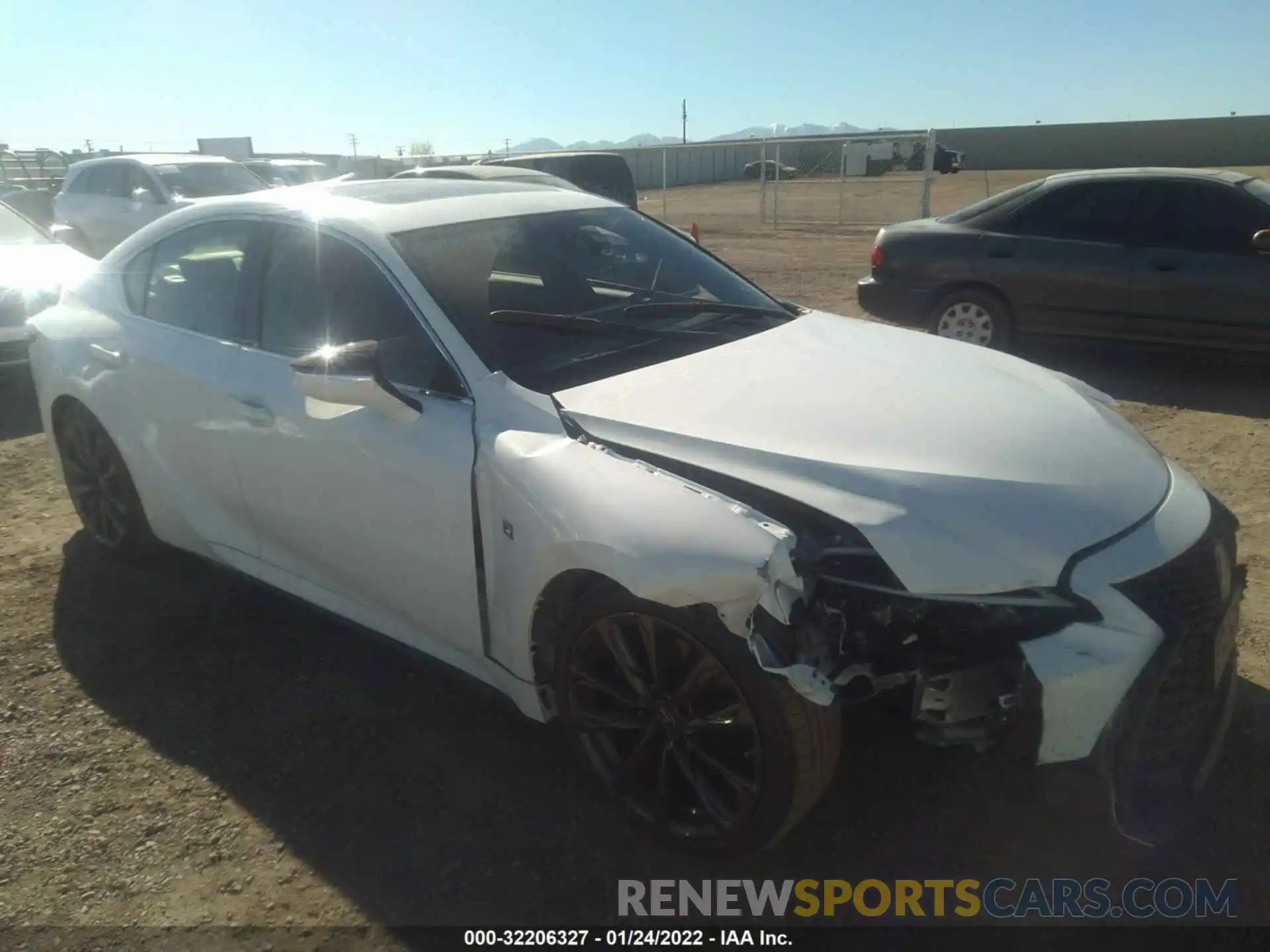 1 Photograph of a damaged car JTHGZ1B20N5049247 LEXUS IS 2022