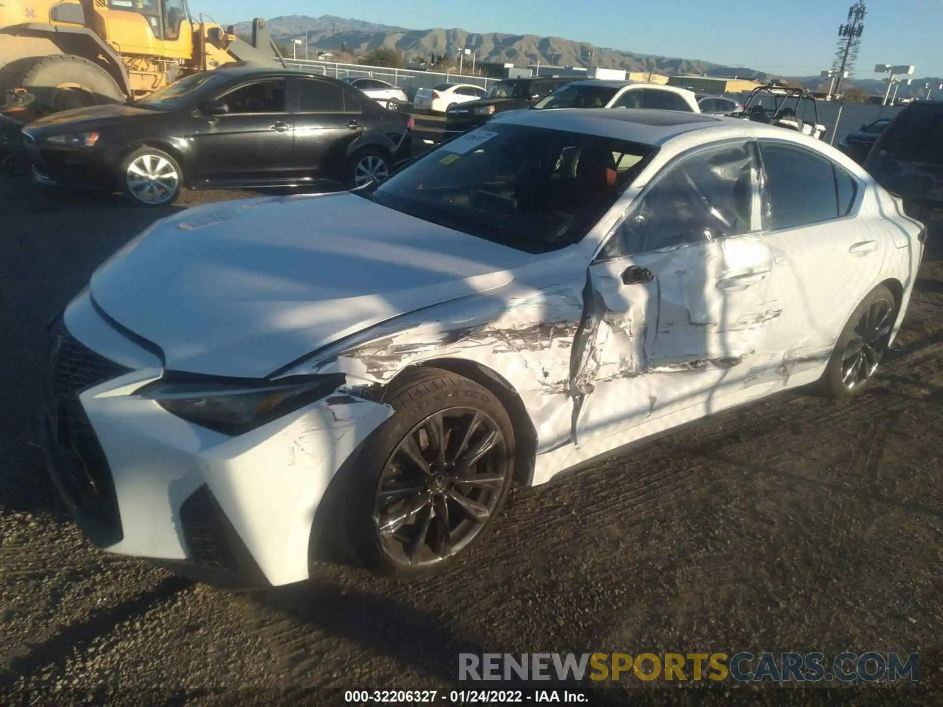 2 Photograph of a damaged car JTHGZ1B20N5049247 LEXUS IS 2022