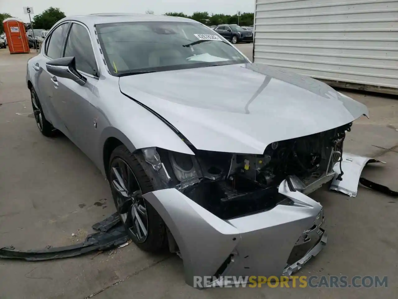 1 Photograph of a damaged car JTHGZ1B20N5049409 LEXUS IS 2022