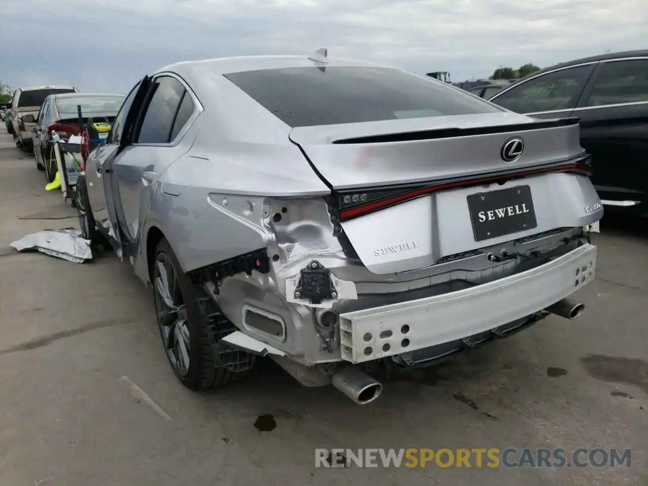 3 Photograph of a damaged car JTHGZ1B20N5049409 LEXUS IS 2022