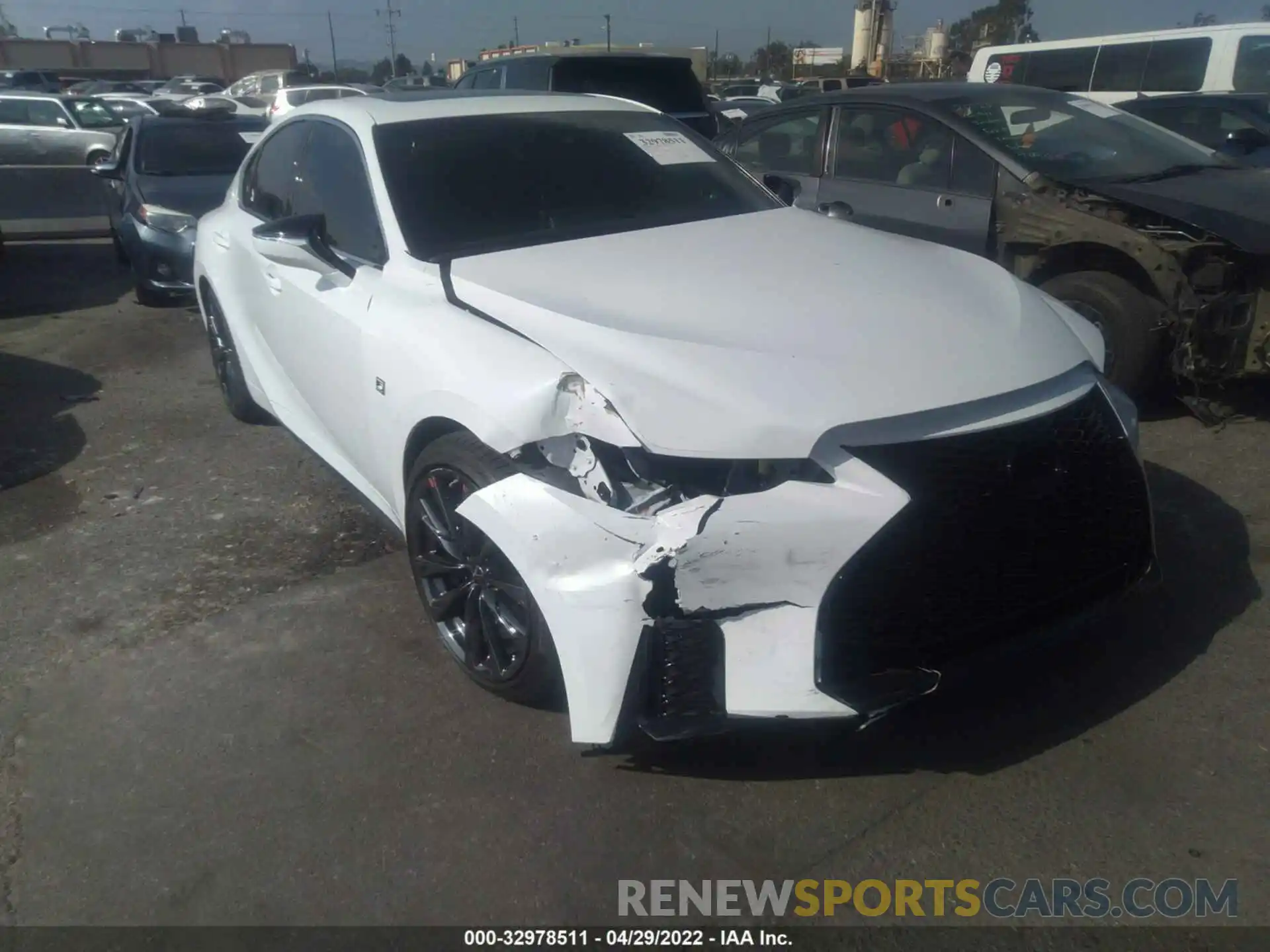 1 Photograph of a damaged car JTHGZ1B20N5051189 LEXUS IS 2022