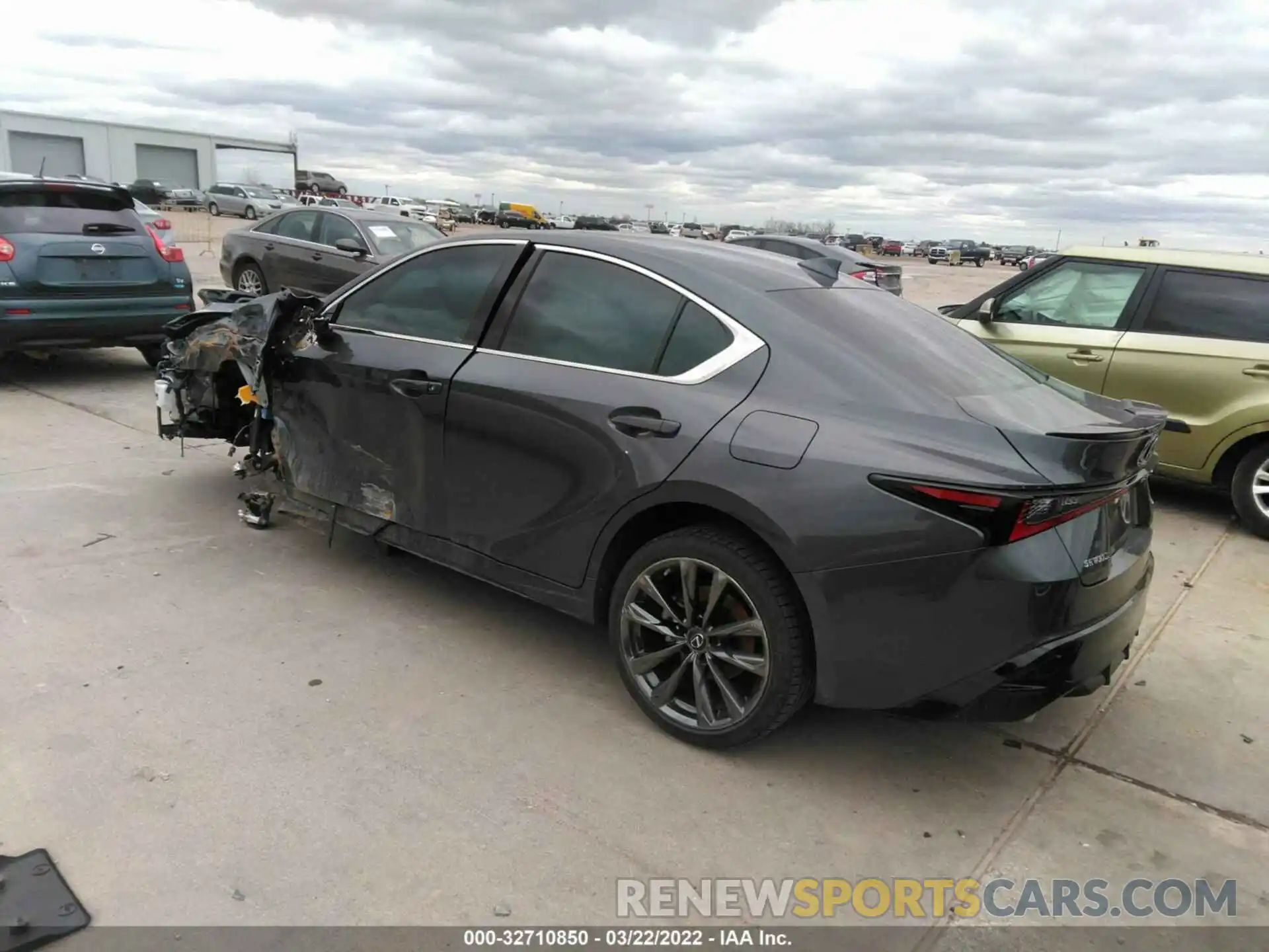 3 Photograph of a damaged car JTHGZ1B21N5050813 LEXUS IS 2022