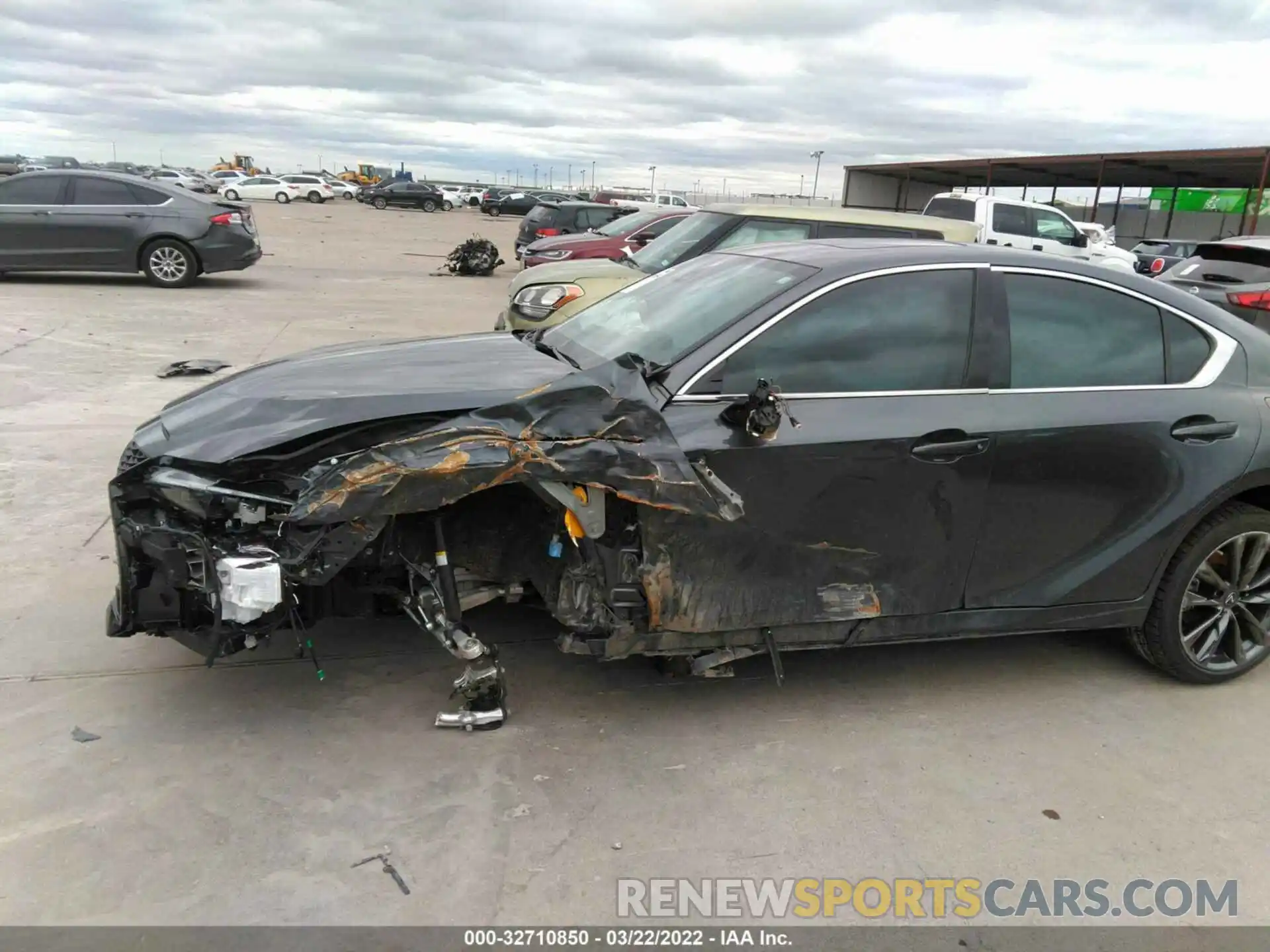 6 Photograph of a damaged car JTHGZ1B21N5050813 LEXUS IS 2022