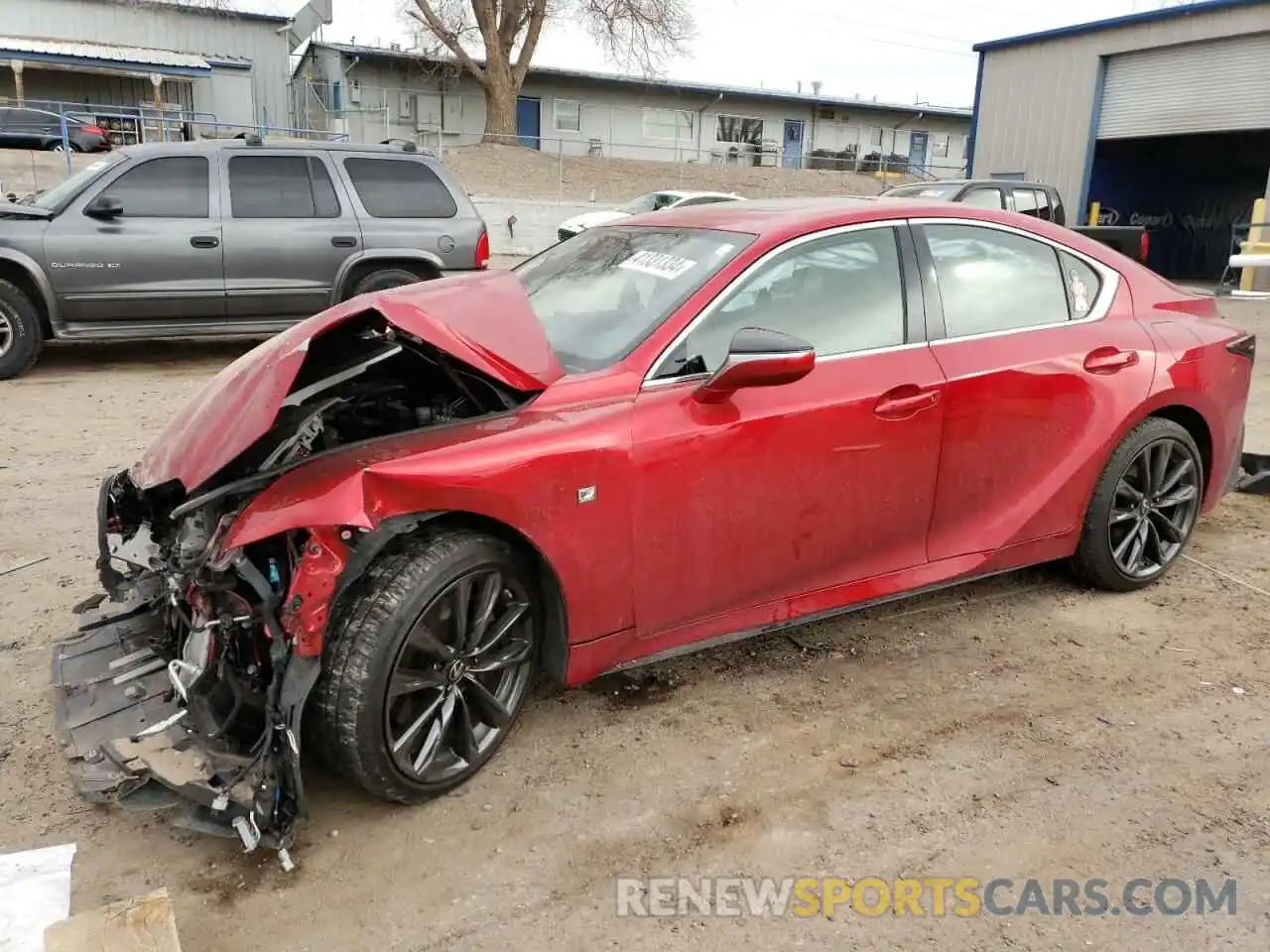 1 Photograph of a damaged car JTHGZ1B21N5056966 LEXUS IS 2022