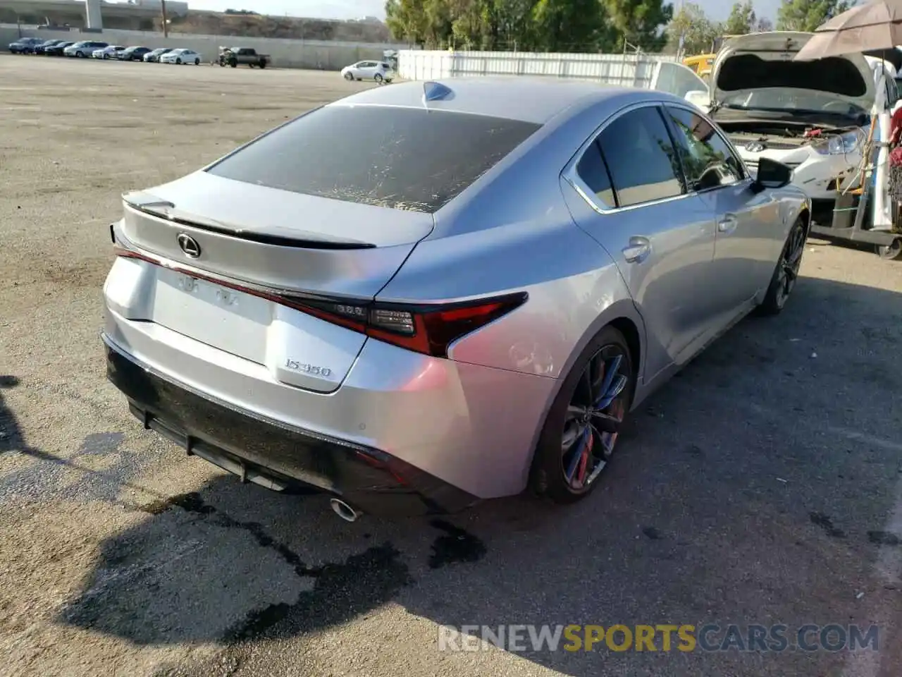 4 Photograph of a damaged car JTHGZ1B22N5057088 LEXUS IS 2022