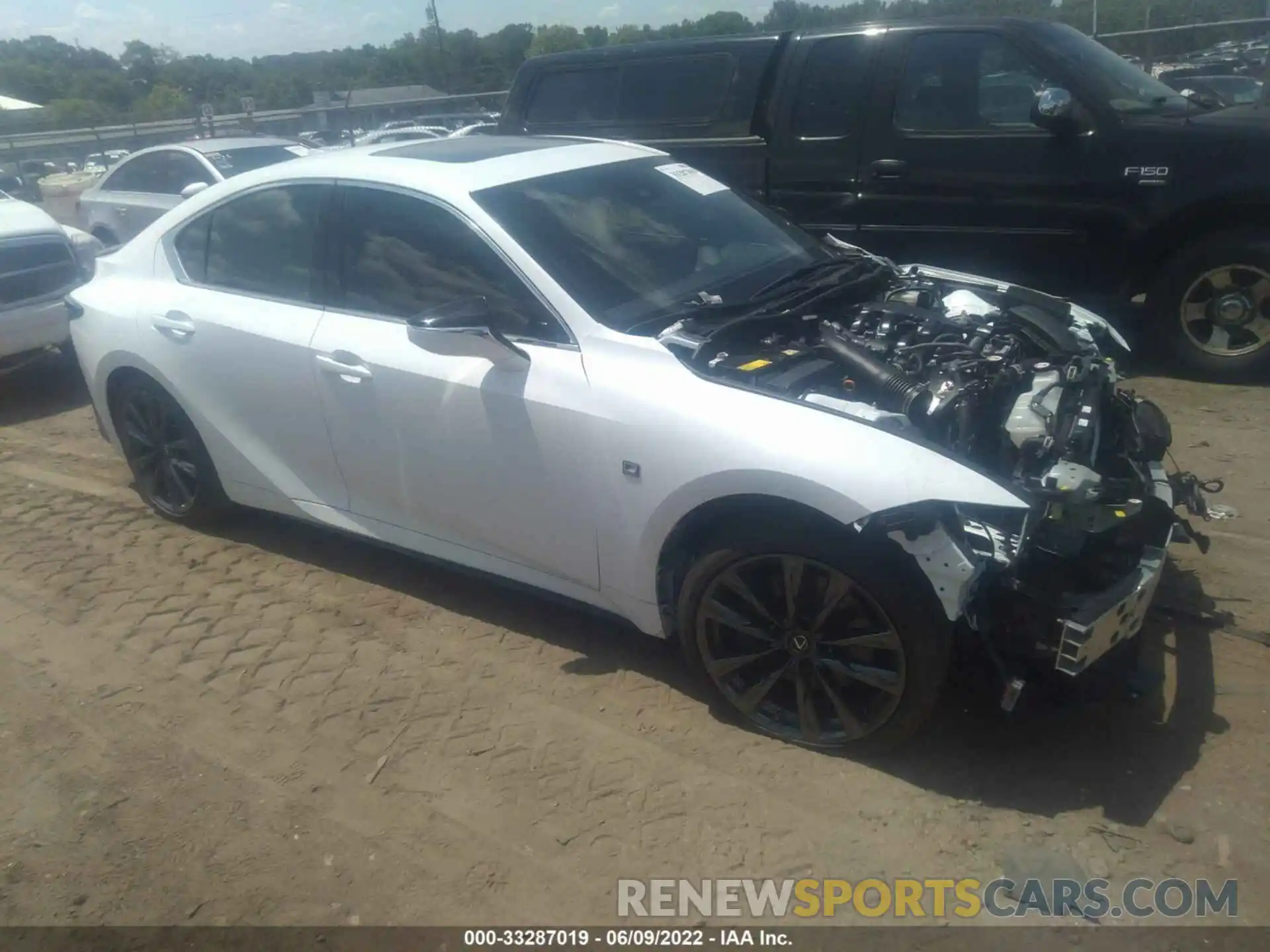 1 Photograph of a damaged car JTHGZ1B24N5049199 LEXUS IS 2022