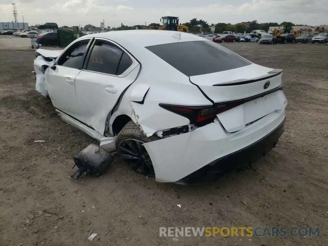 3 Photograph of a damaged car JTHGZ1B26N5049320 LEXUS IS 2022