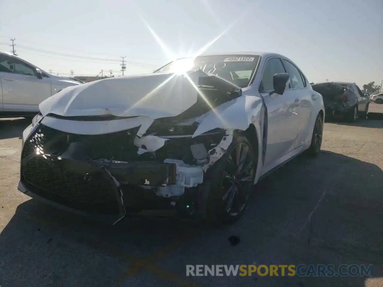 2 Photograph of a damaged car JTHGZ1B27N5052274 LEXUS IS 2022