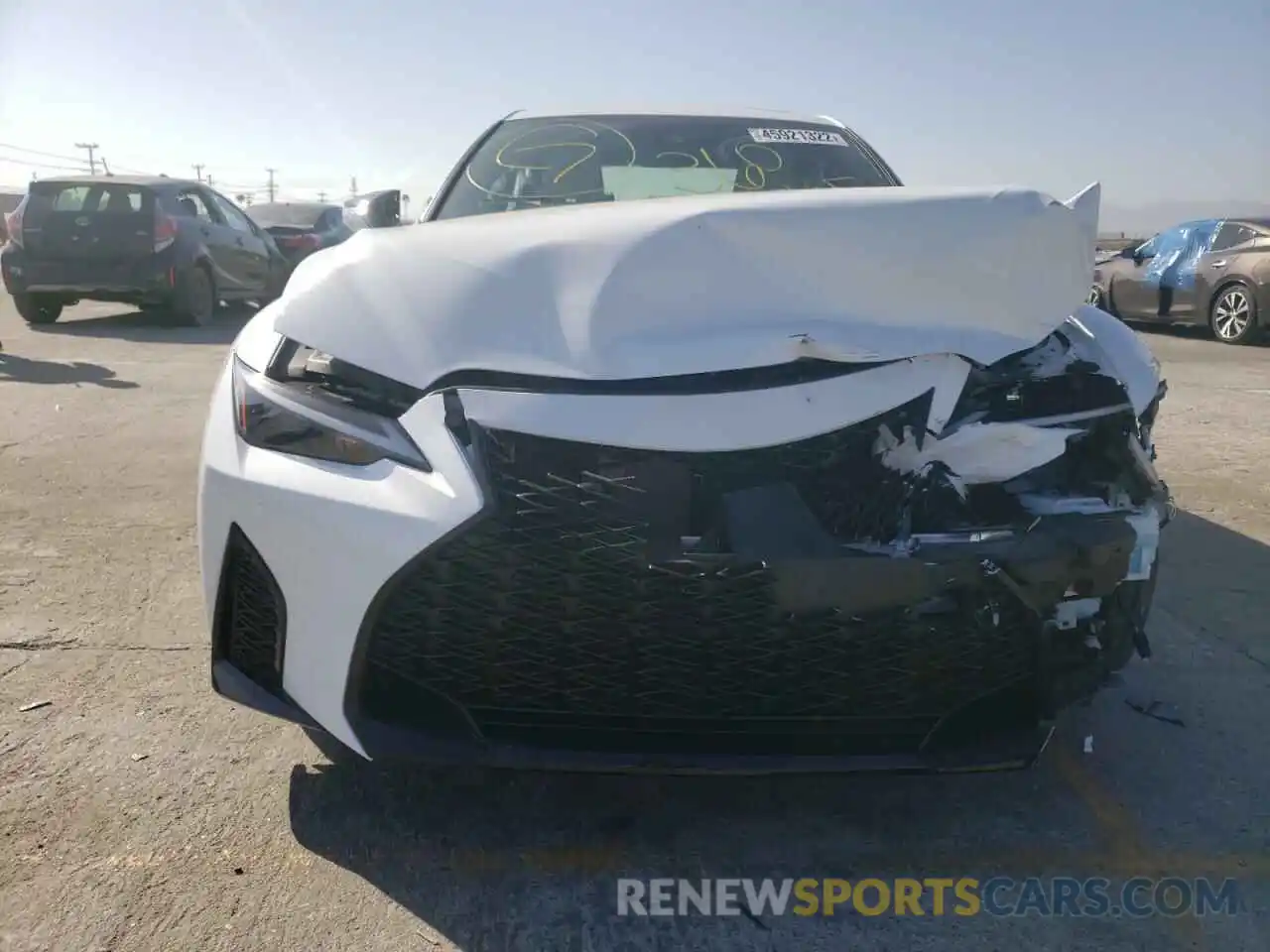 9 Photograph of a damaged car JTHGZ1B27N5052274 LEXUS IS 2022