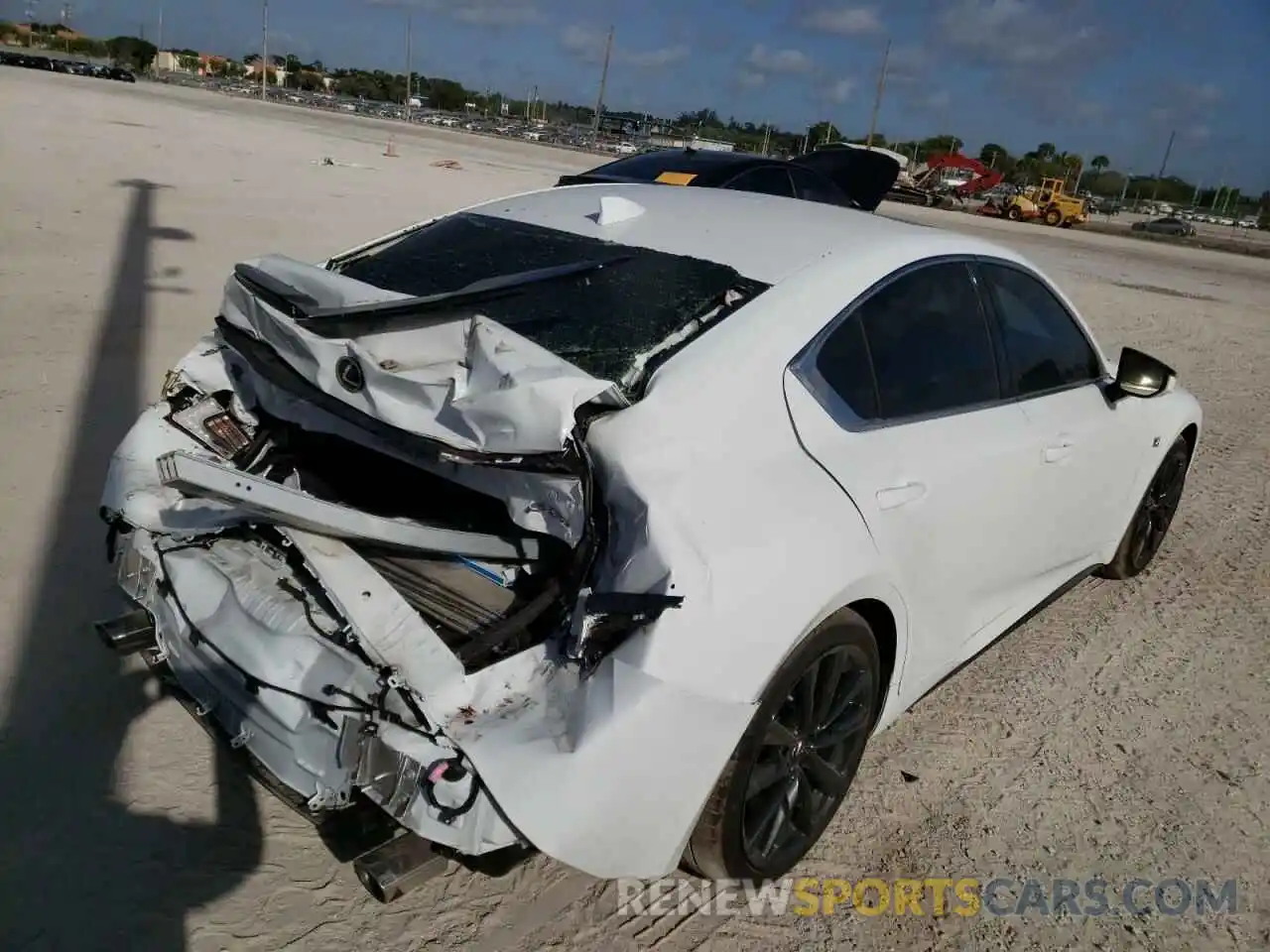 4 Photograph of a damaged car JTHGZ1B29N5050154 LEXUS IS 2022