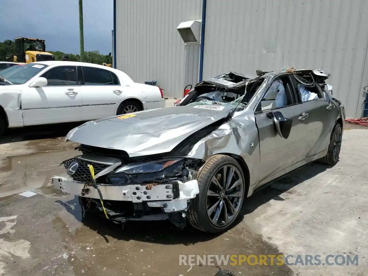 2 Photograph of a damaged car JTHGZ1B2XN5055184 LEXUS IS 2022