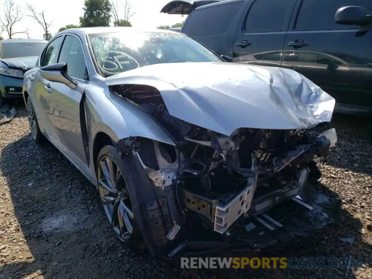 1 Photograph of a damaged car JTHGZ1E24N5023729 LEXUS IS 2022