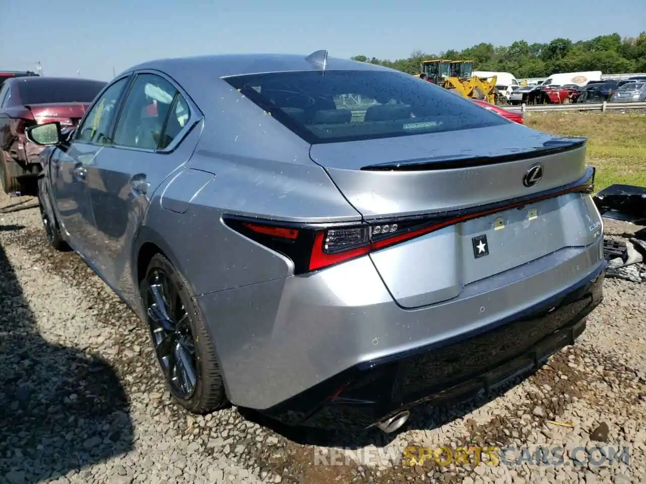 3 Photograph of a damaged car JTHGZ1E24N5023729 LEXUS IS 2022