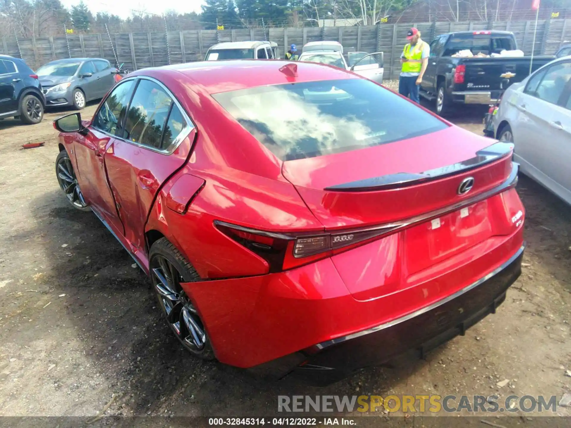 3 Photograph of a damaged car JTHGZ1E26N5023733 LEXUS IS 2022