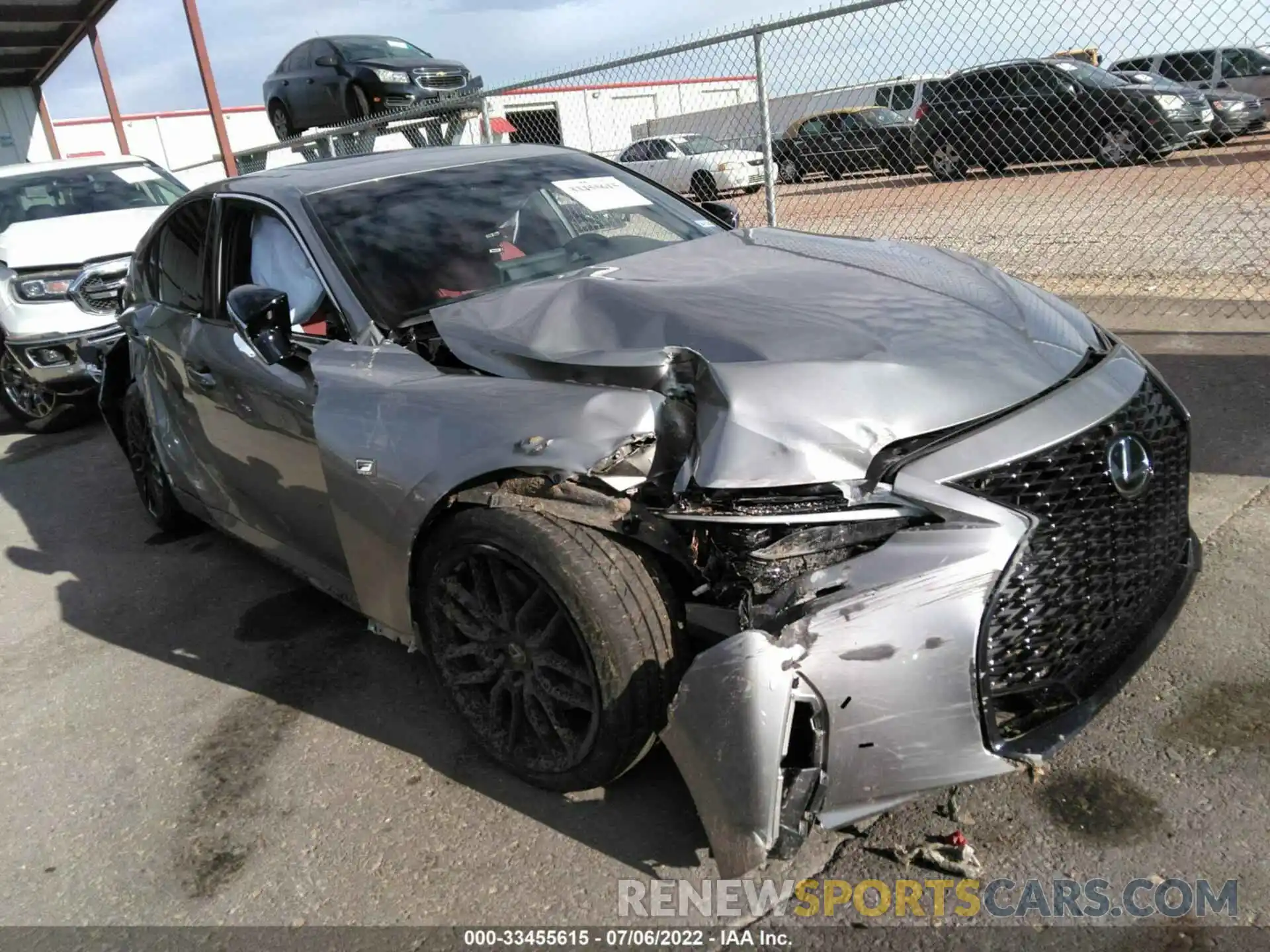 1 Photograph of a damaged car JTHSZ1B25N5052039 LEXUS IS 2022