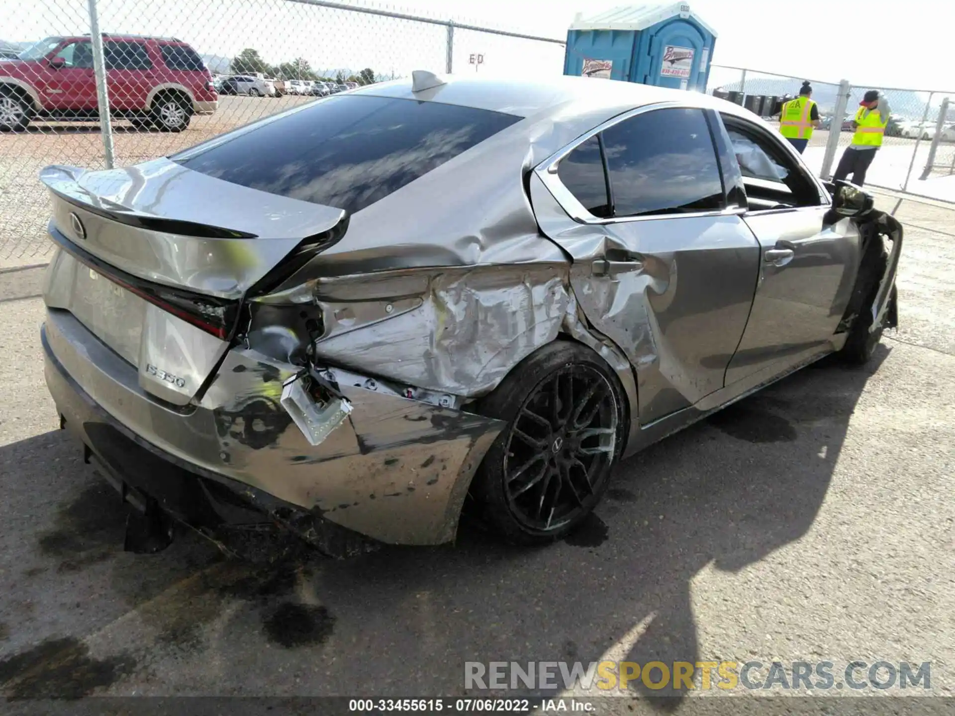 4 Photograph of a damaged car JTHSZ1B25N5052039 LEXUS IS 2022