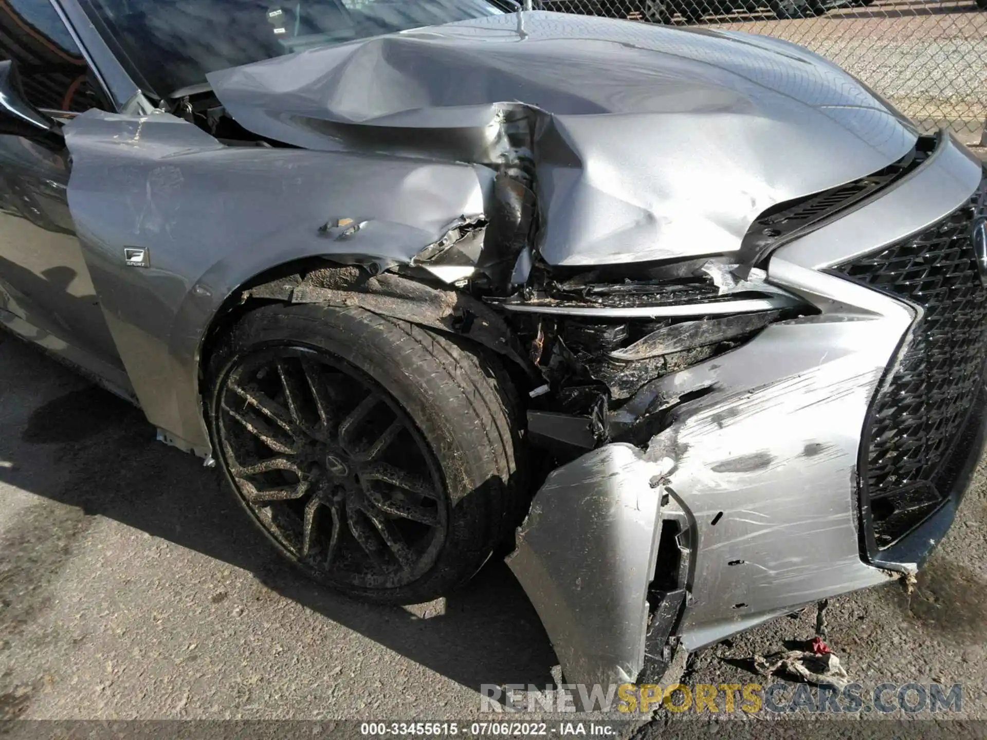 6 Photograph of a damaged car JTHSZ1B25N5052039 LEXUS IS 2022