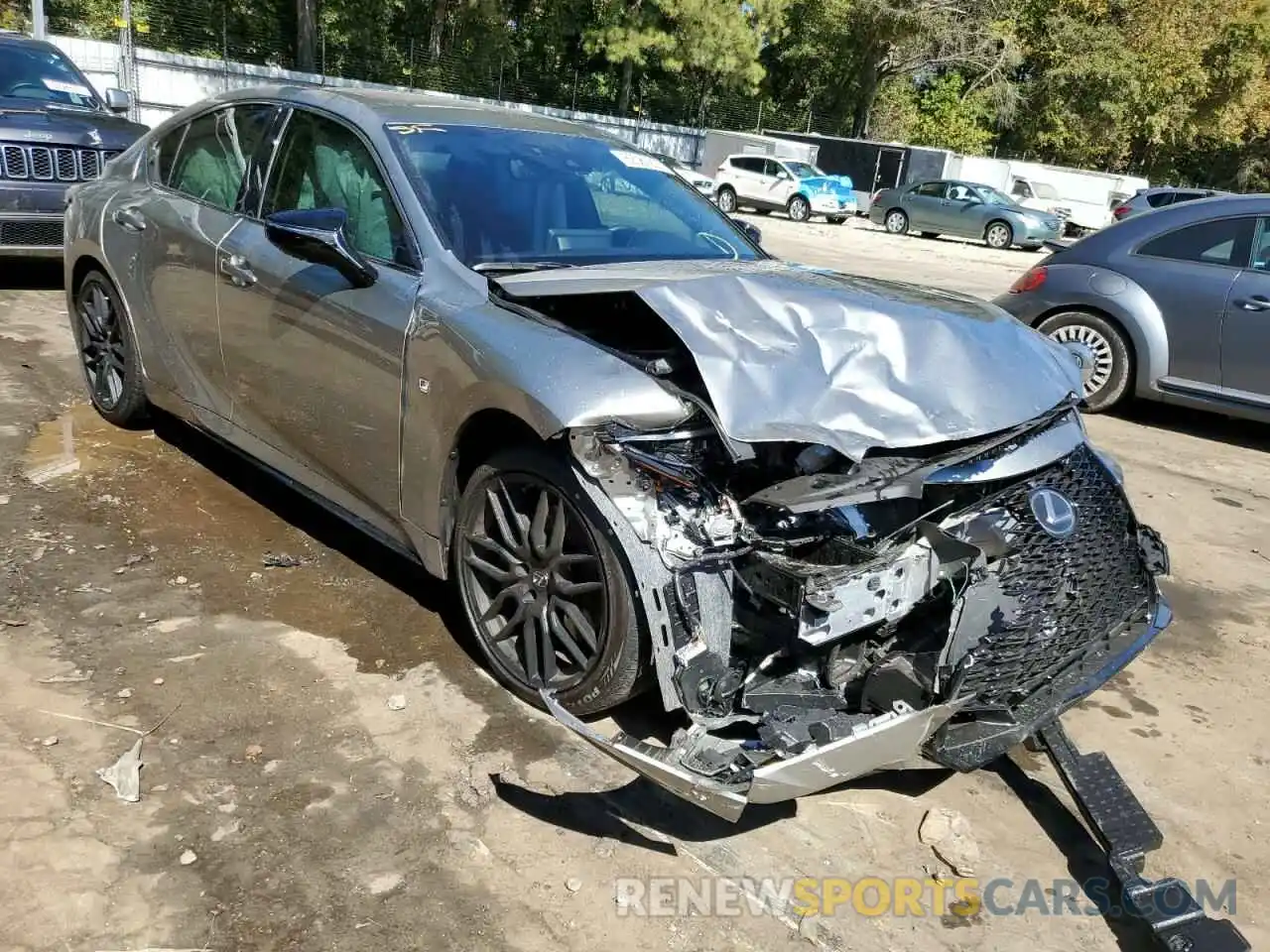 1 Photograph of a damaged car JTHSZ1B2XN5053056 LEXUS IS 2022