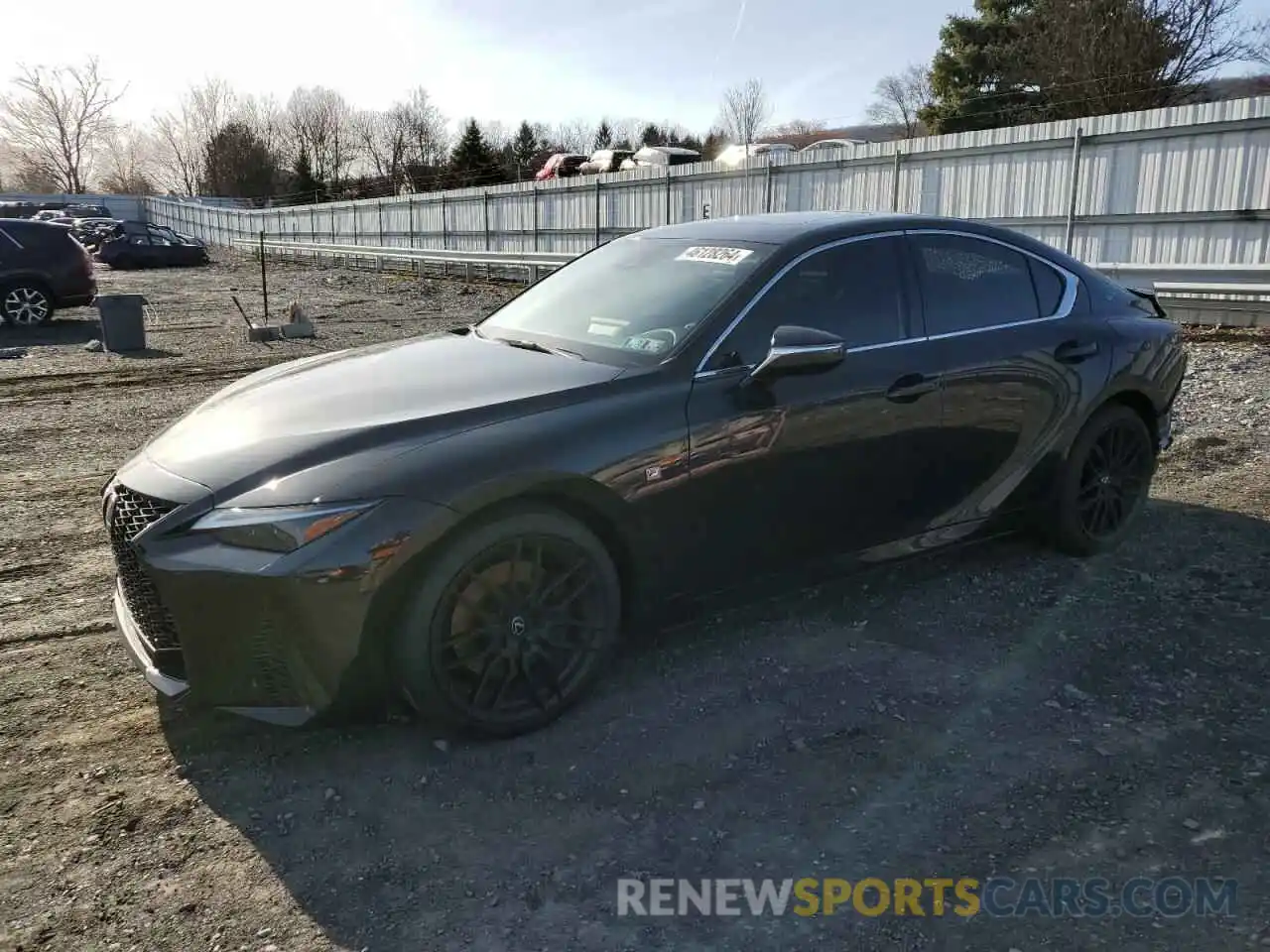 1 Photograph of a damaged car JTHSZ1E27N5024402 LEXUS IS 2022