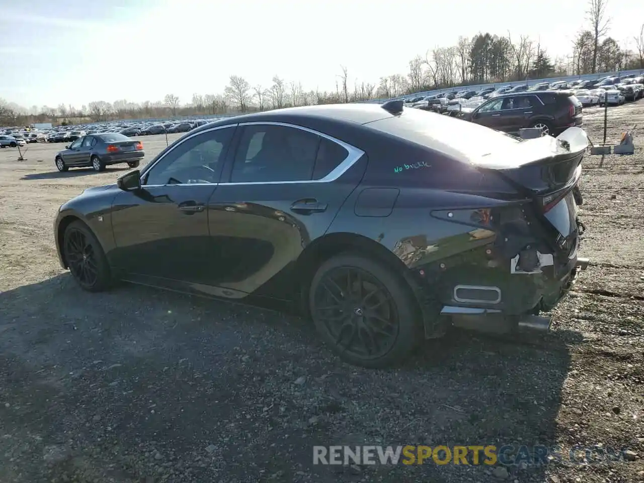 2 Photograph of a damaged car JTHSZ1E27N5024402 LEXUS IS 2022