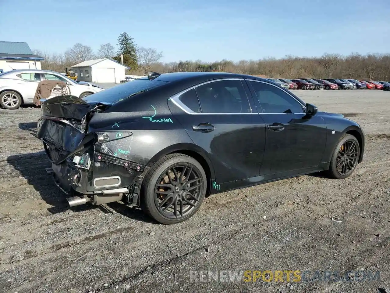 3 Photograph of a damaged car JTHSZ1E27N5024402 LEXUS IS 2022