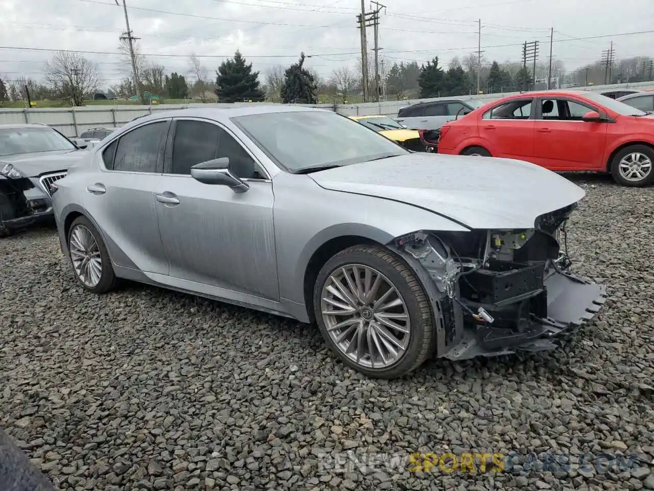 4 Photograph of a damaged car JTHD81F22P5052301 LEXUS IS 2023