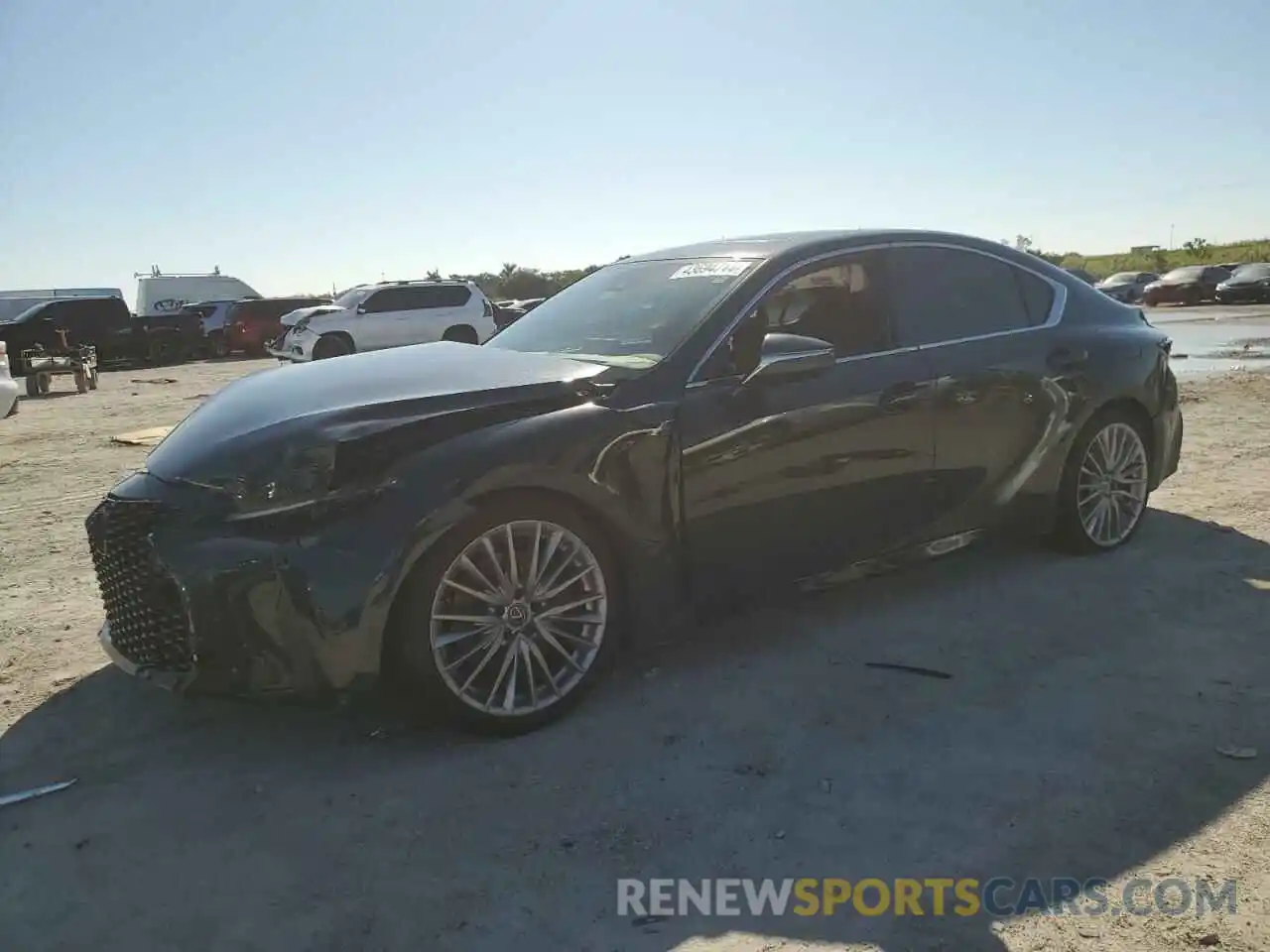 1 Photograph of a damaged car JTHDA1D20P5124345 LEXUS IS 2023