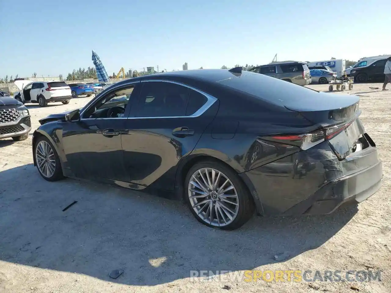 2 Photograph of a damaged car JTHDA1D20P5124345 LEXUS IS 2023