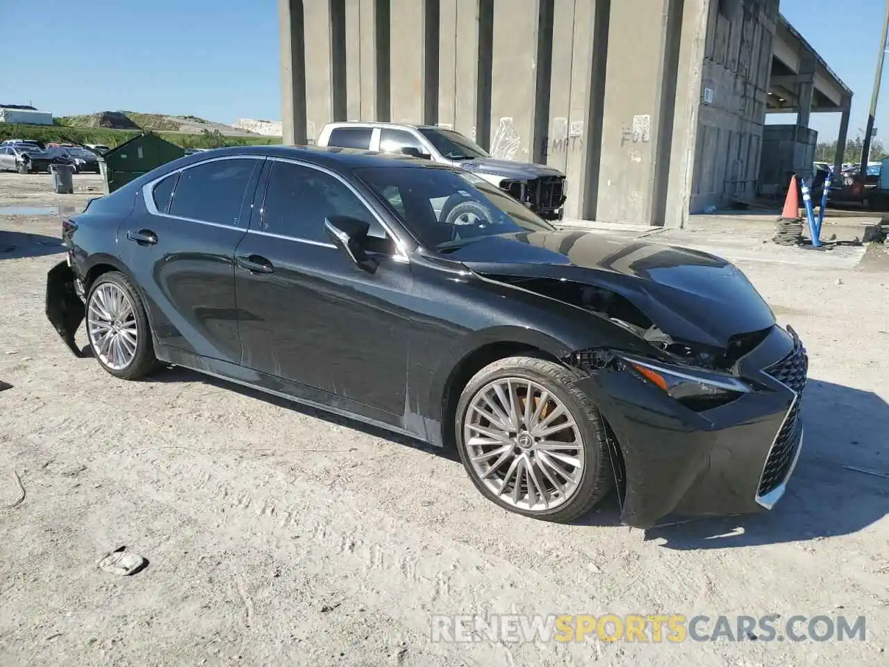 4 Photograph of a damaged car JTHDA1D20P5124345 LEXUS IS 2023