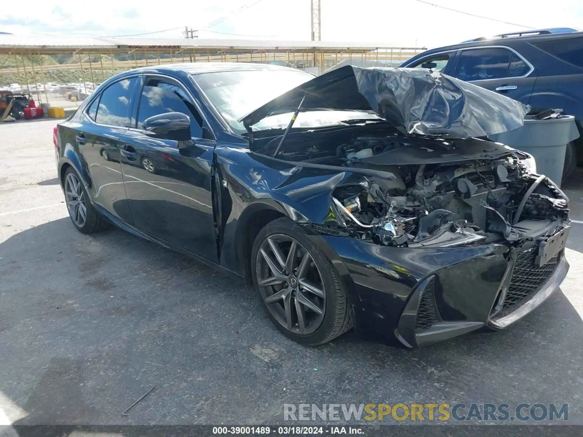 1 Photograph of a damaged car JTHBA1D29K5092818 LEXUS IS 300 2019