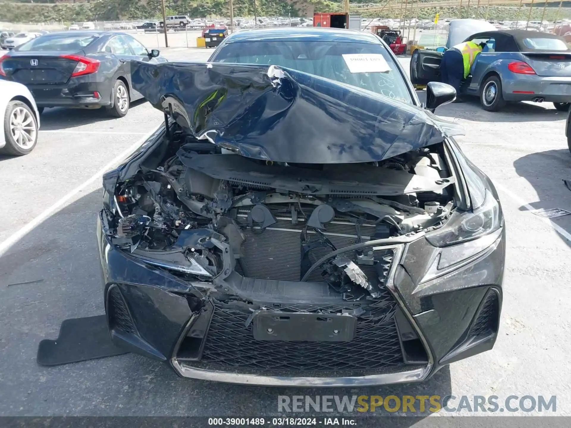 11 Photograph of a damaged car JTHBA1D29K5092818 LEXUS IS 300 2019