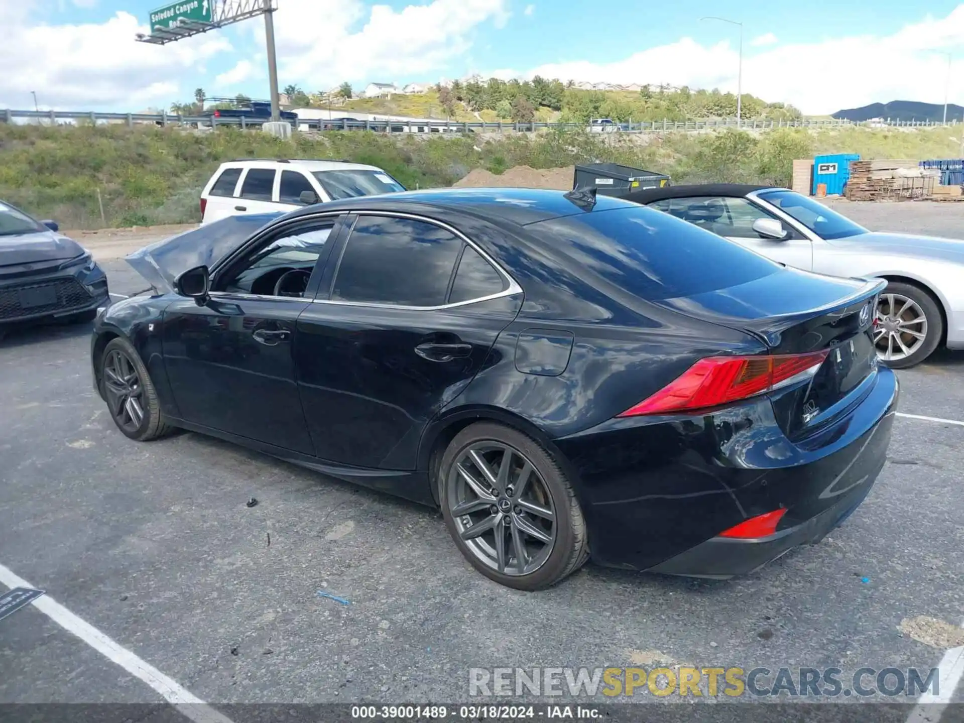 3 Photograph of a damaged car JTHBA1D29K5092818 LEXUS IS 300 2019