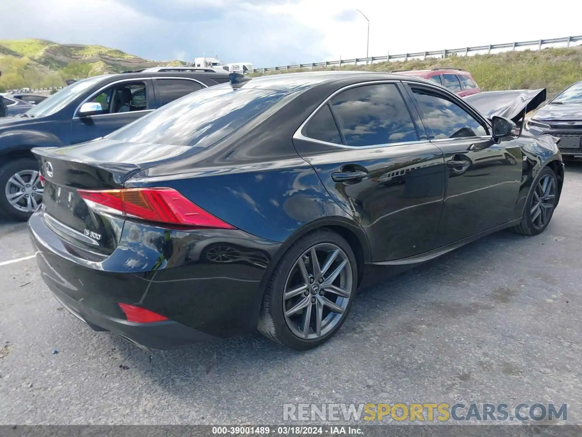 4 Photograph of a damaged car JTHBA1D29K5092818 LEXUS IS 300 2019