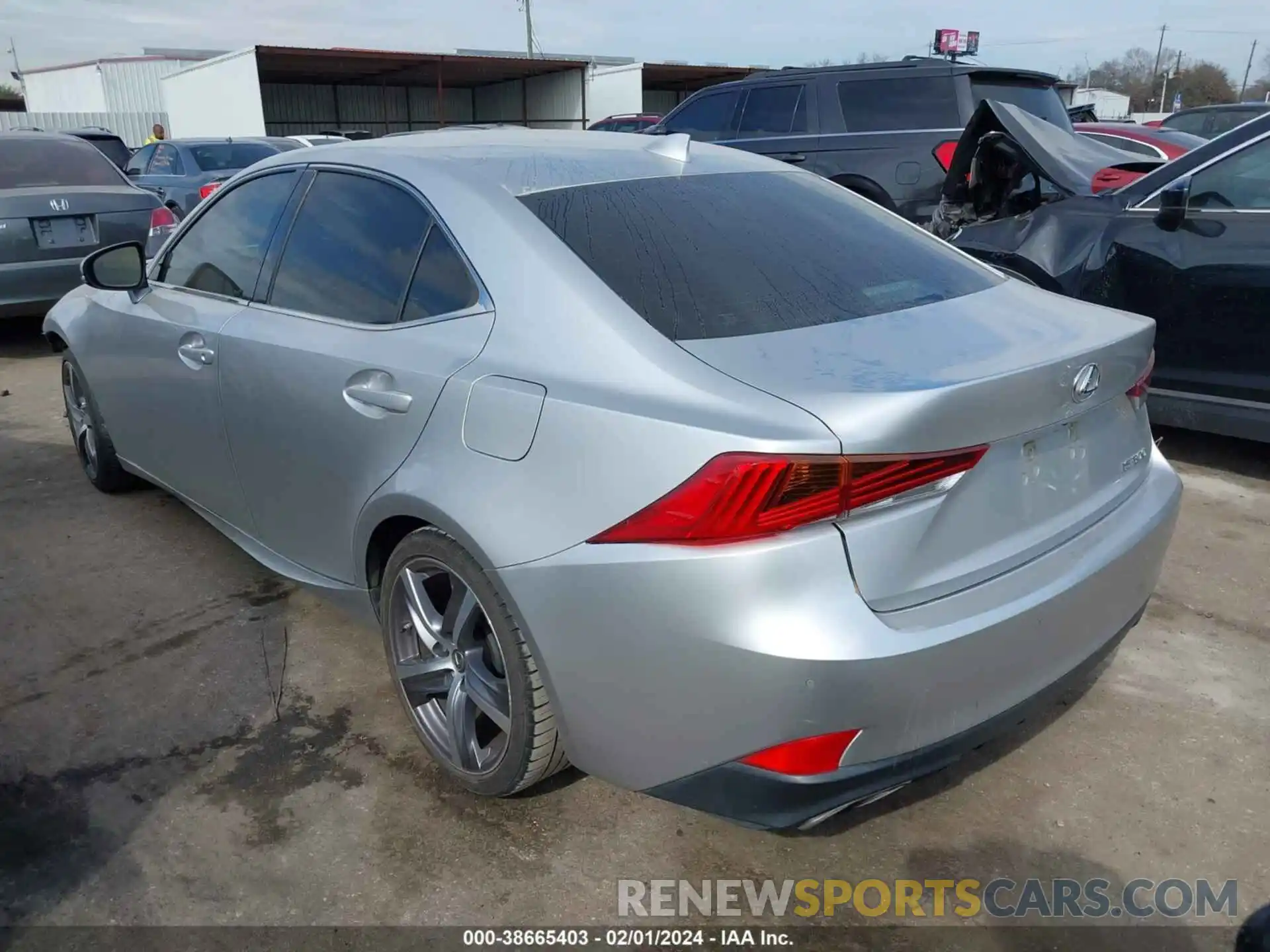 3 Photograph of a damaged car JTHBA1D2XK5092116 LEXUS IS 300 2019