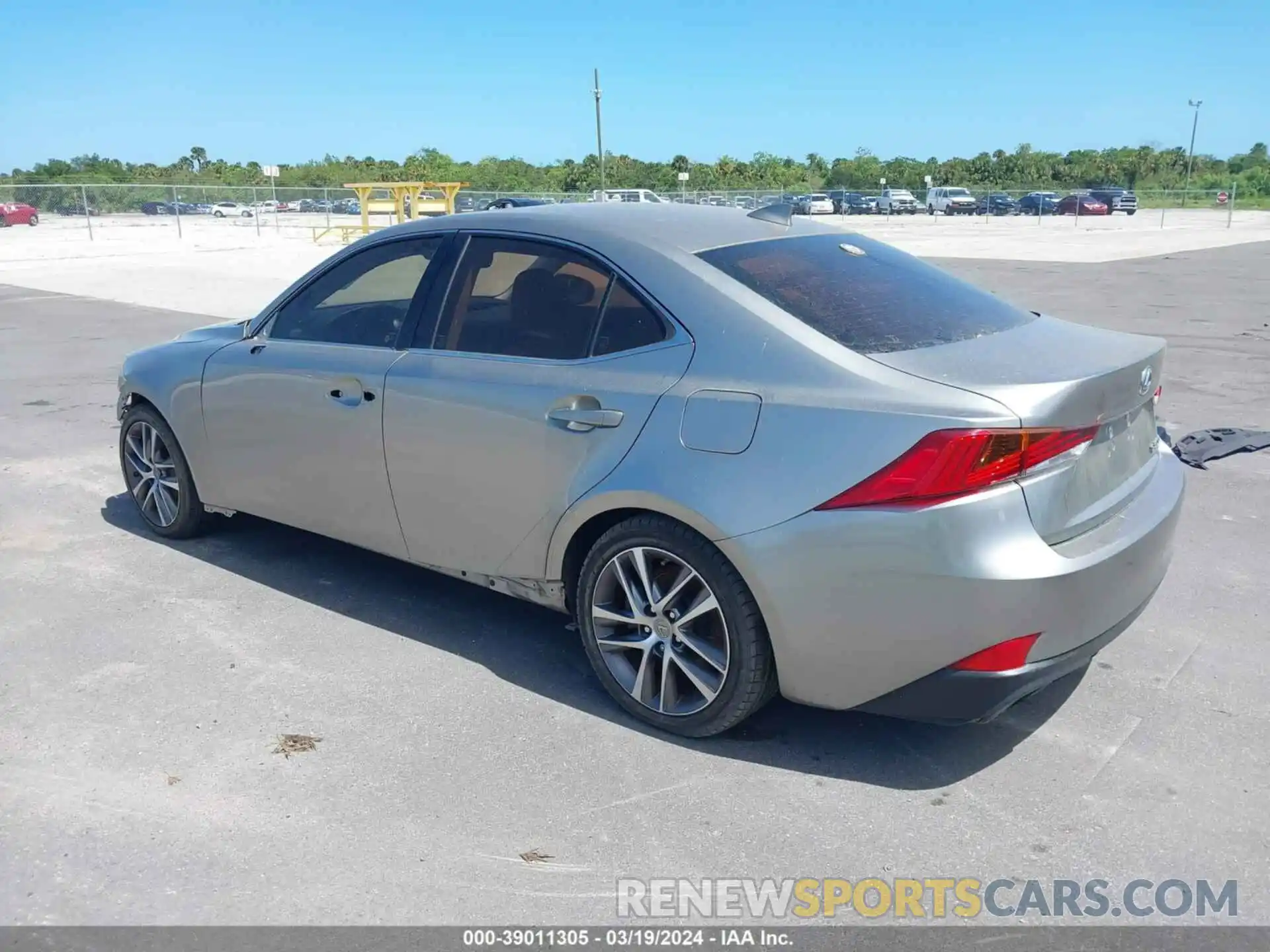 3 Photograph of a damaged car JTHBA1D2XK5098188 LEXUS IS 300 2019