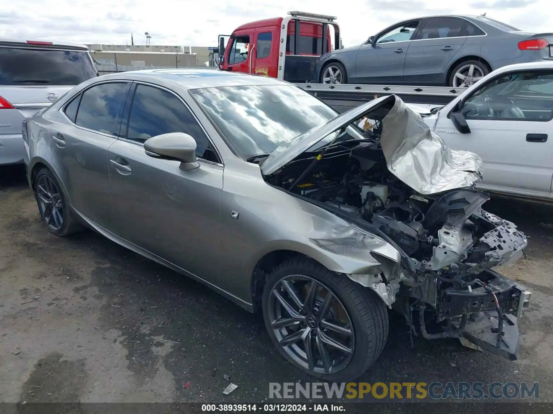 1 Photograph of a damaged car JTHBA1D2XK5100604 LEXUS IS 300 2019