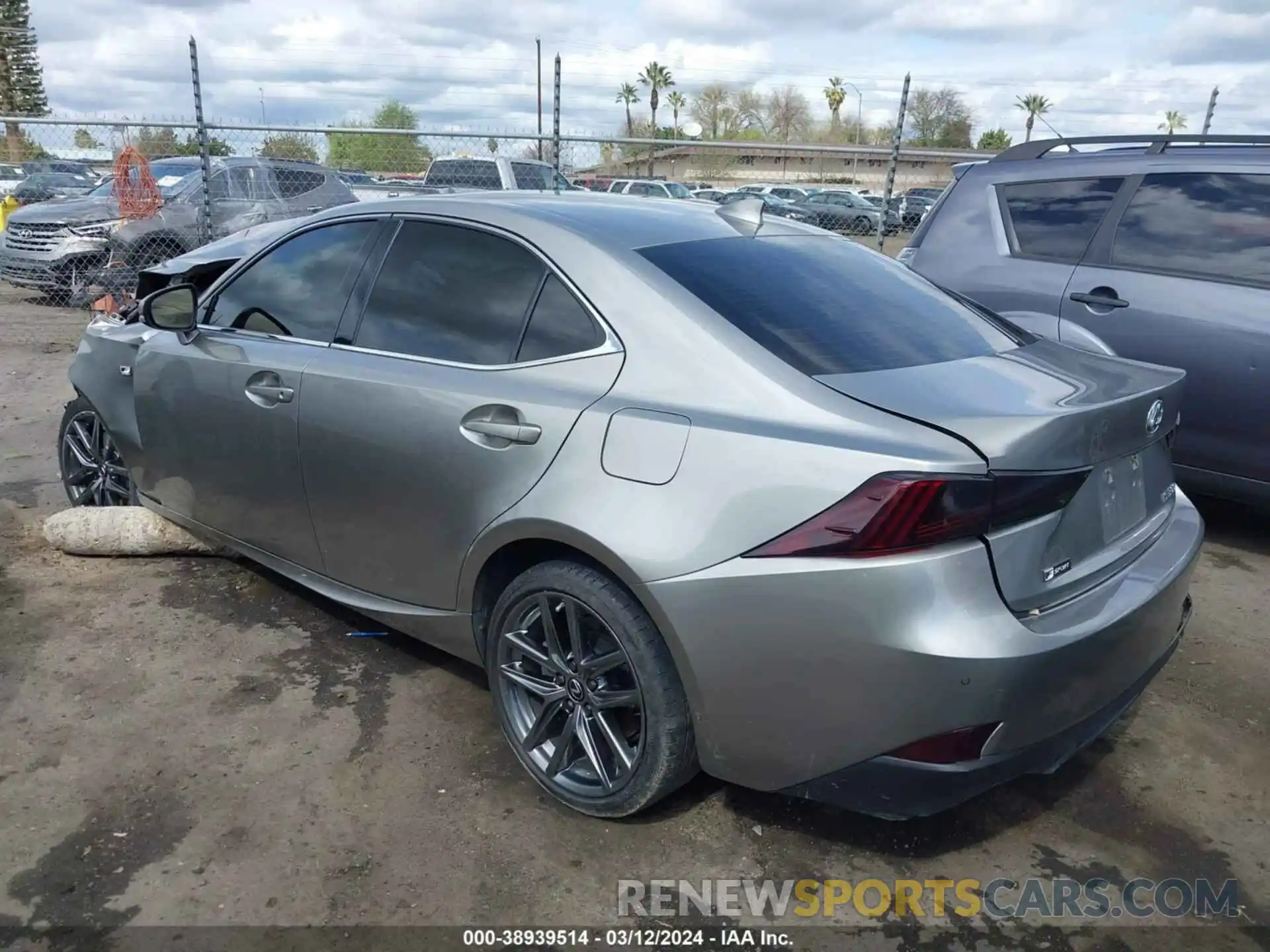 3 Photograph of a damaged car JTHBA1D2XK5100604 LEXUS IS 300 2019