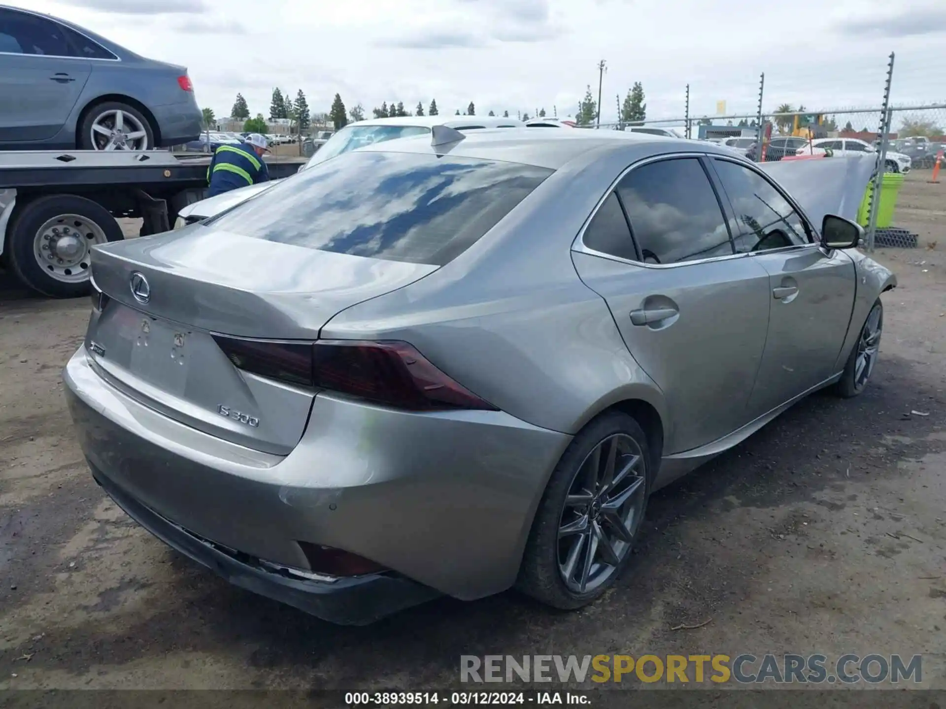 4 Photograph of a damaged car JTHBA1D2XK5100604 LEXUS IS 300 2019