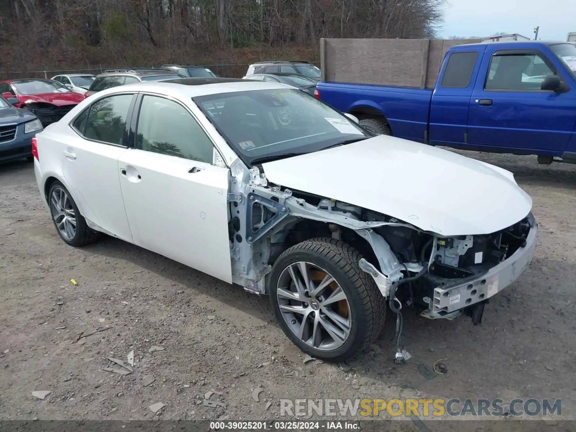 1 Photograph of a damaged car JTHC81D22K5035456 LEXUS IS 300 2019