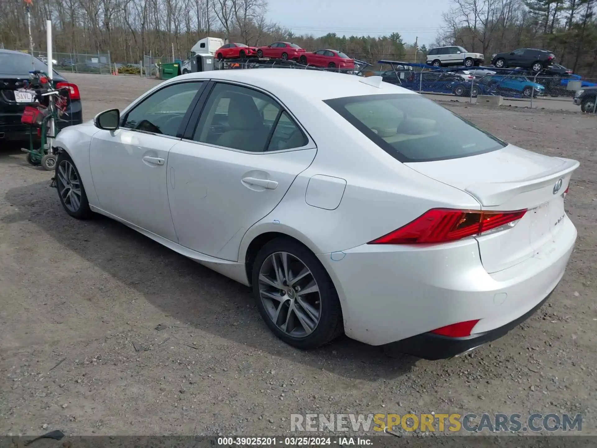 3 Photograph of a damaged car JTHC81D22K5035456 LEXUS IS 300 2019