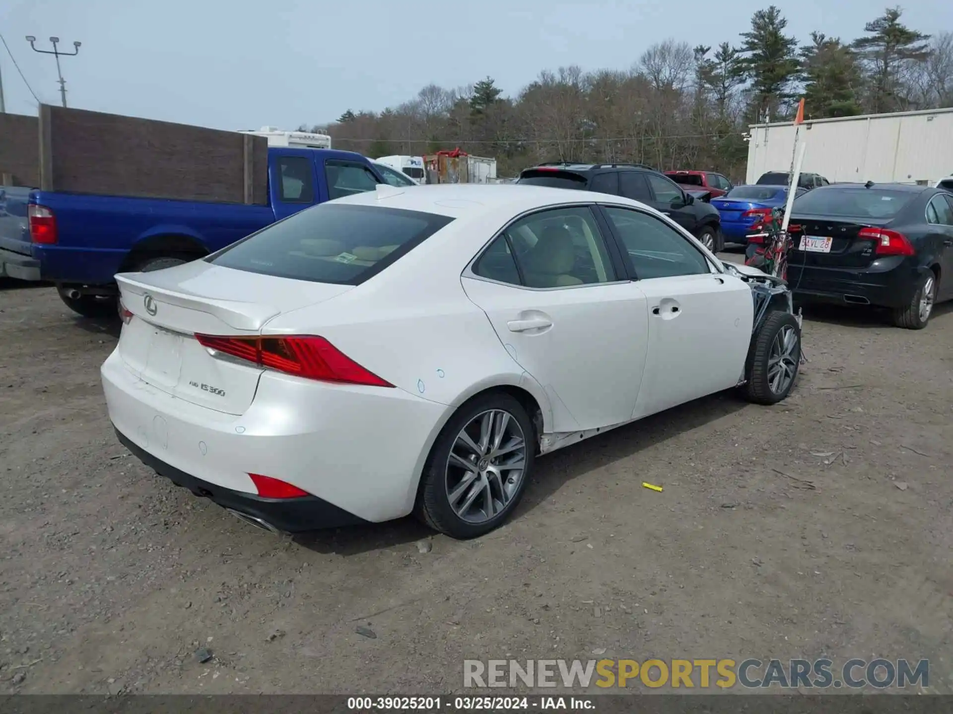 4 Photograph of a damaged car JTHC81D22K5035456 LEXUS IS 300 2019