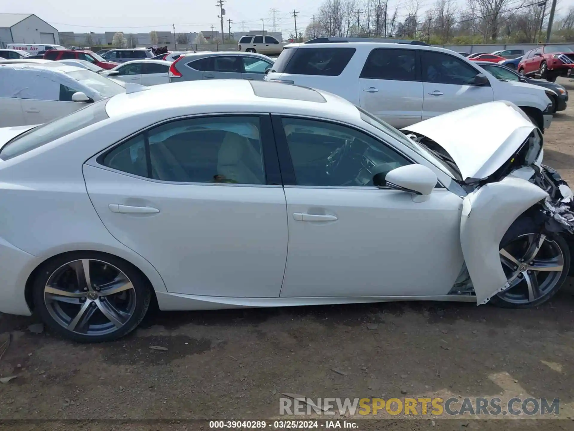 13 Photograph of a damaged car JTHD81F22L5043298 LEXUS IS 300 2020