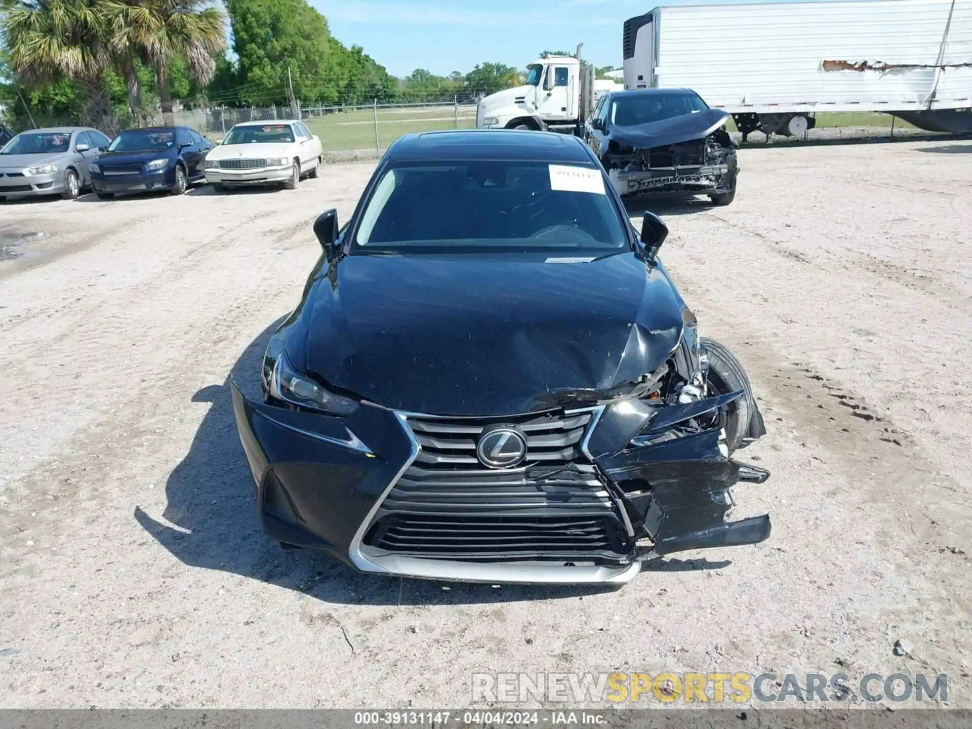 13 Photograph of a damaged car JTHDA1D29L5107036 LEXUS IS 300 2020